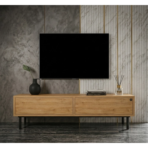 Szafka RTV-81 Drewno Lite Dąb Loft Lakier Rozmiary od 100 cm do 200 cm PREMIUM